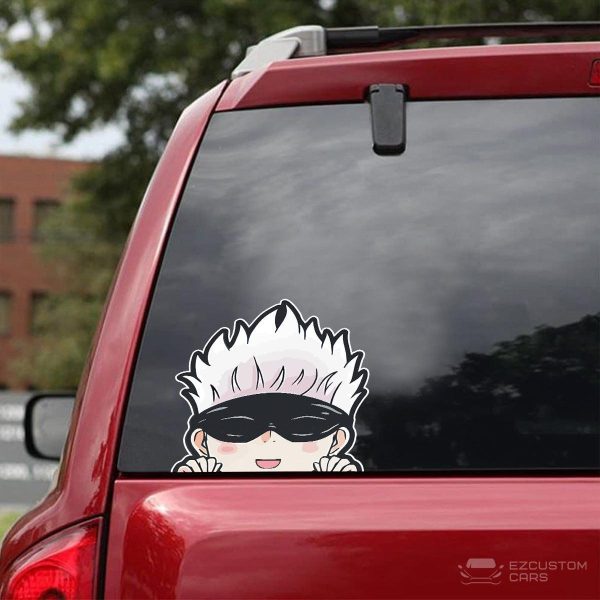 jujutsu kaisen car accessories anime car sticker satoru gojo ywisc