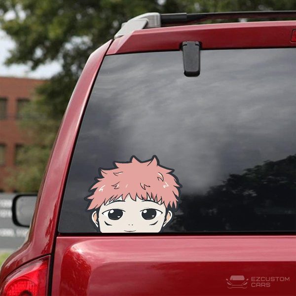 Jujutsu Kaisen Car Accessories Anime Car Sticker Yuji Itadori Cute