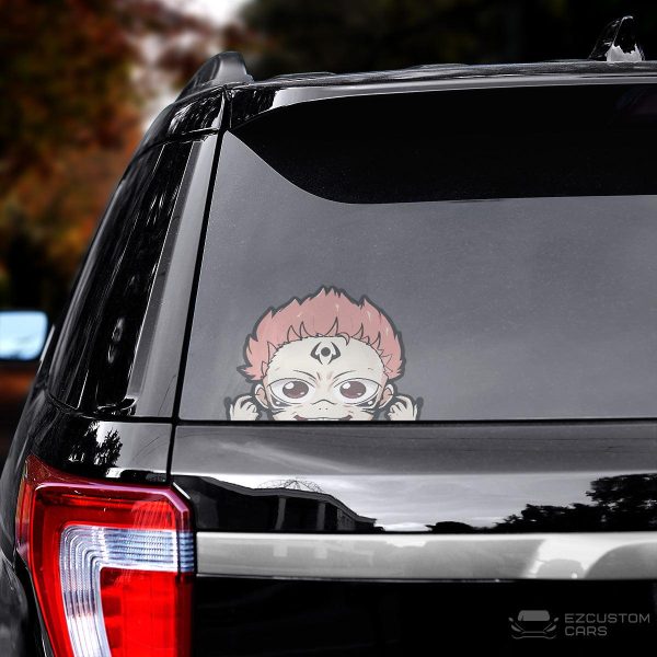 jujutsu kaisen car accessories anime car sticker yuji itadori etrww