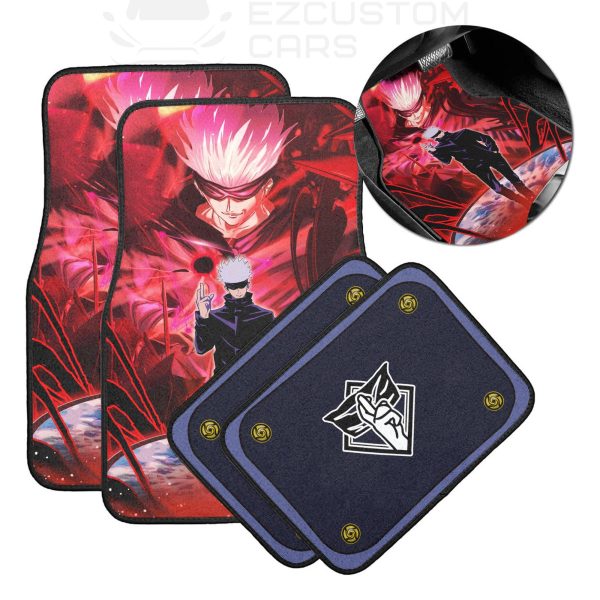 Jujutsu Kaisen Car Floor Mats Custom Satoru Gojo
