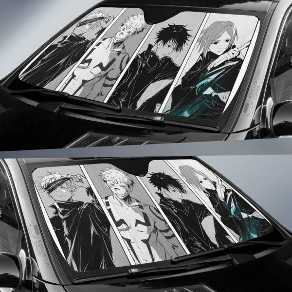 jujutsu kaisen car sun shade anime car accessories c7hnd