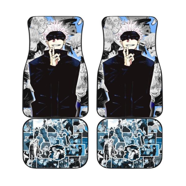 Gojo Sensei Jujutsu Kaisen Anime Custom Car Floor Mats