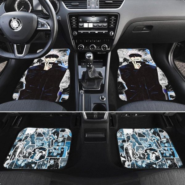 jujutsu kaisen gojo sensei anime custom car floor mats l5xmk