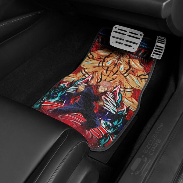 jujutsu kaisen itadori sukuna mode car floor mats bxltz