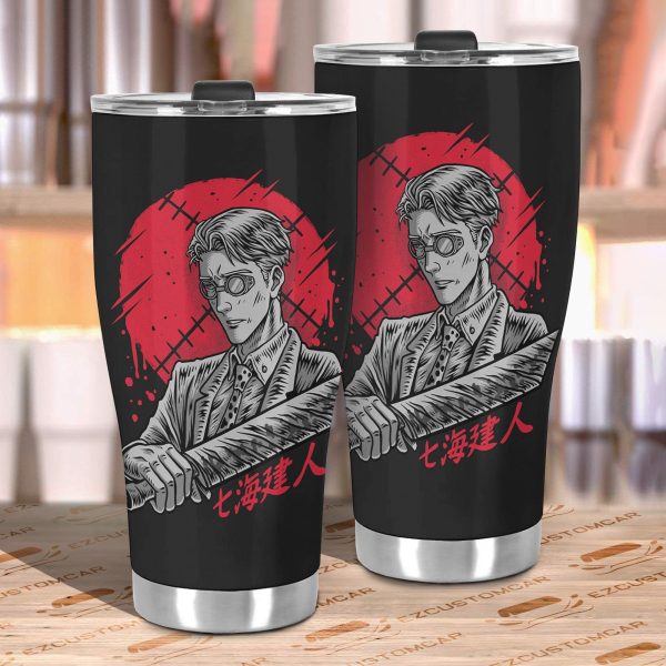 jujutsu kaisen kento nanami car tumblers cup anime car accessories master swordsman pvxsm