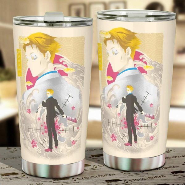 Nanami Custom Jujutsu Kaisen Anime Car Tumblers Cup Car Accessories