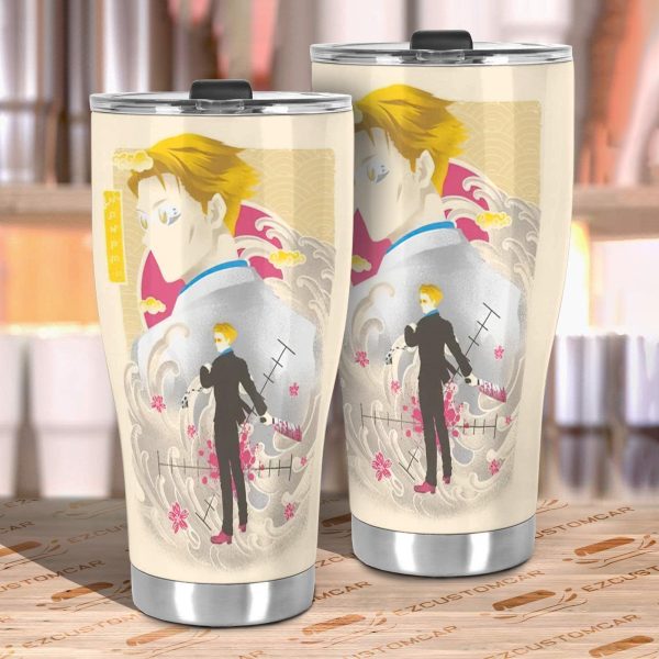 jujutsu kaisen kento nanami car tumblers cup car accessories mix antique artwork edv1y