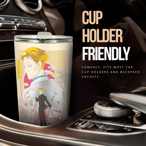 jujutsu kaisen kento nanami car tumblers cup car accessories mix antique artwork hegky
