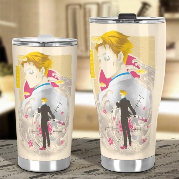 jujutsu kaisen kento nanami car tumblers cup car accessories mix antique artwork qst8l
