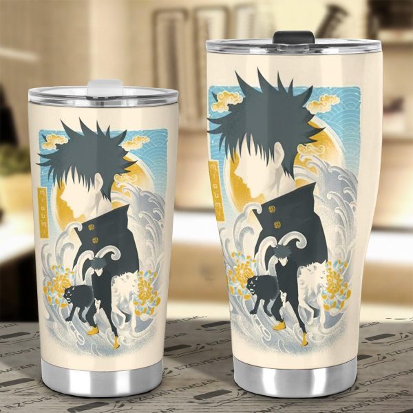 jujutsu kaisen megumi fushiguro car tumblers cup anime car accessories d7rhw