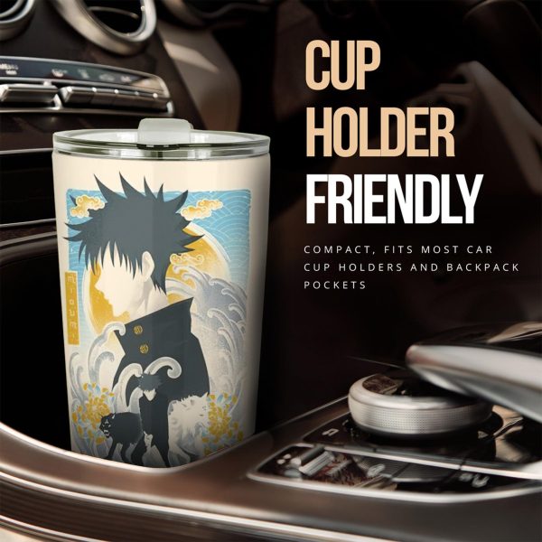 jujutsu kaisen megumi fushiguro car tumblers cup anime car accessories o8mbv
