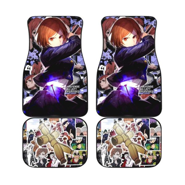 Nobara Kugisaki Jujutsu Kaisen Anime Custom Car Floor Mats
