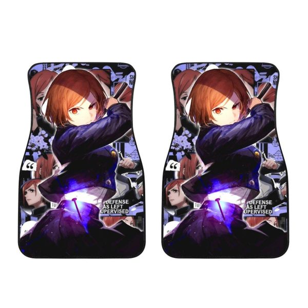 jujutsu kaisen nobara kugisaki anime custom car floor mats arhjc