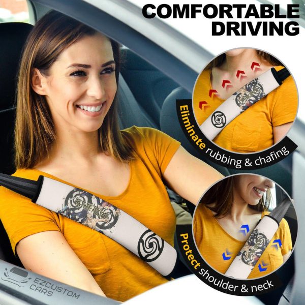 Satoru Jujutsu Kaisen Seat Belt Covers Anime Car Accessories