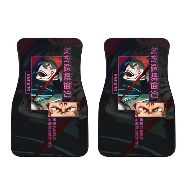jujutsu kaisen sukuna car floor mats v80d8