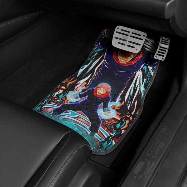 jujutsu kaisen yuji itadori car floor mats jdllp