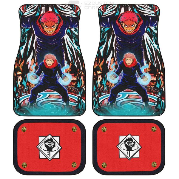 Jujutsu Kaisen Yuji Itadori Car Floor Mats Divergent Fist