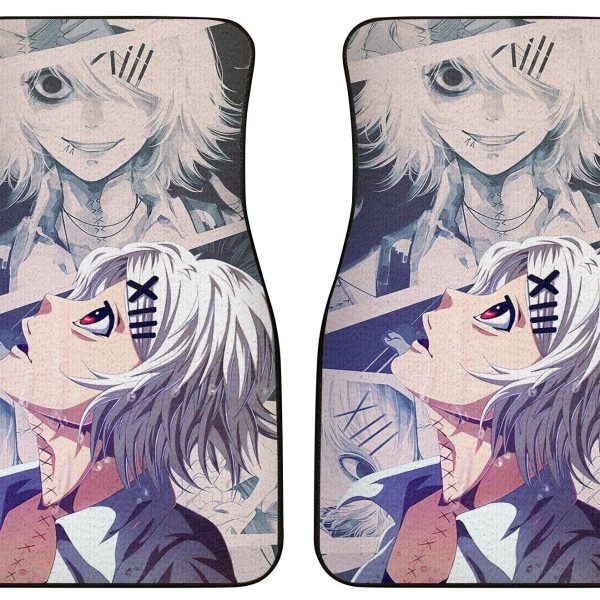 juuzou suzuya custom car floor mats tokyo ghoul anime series imlrd