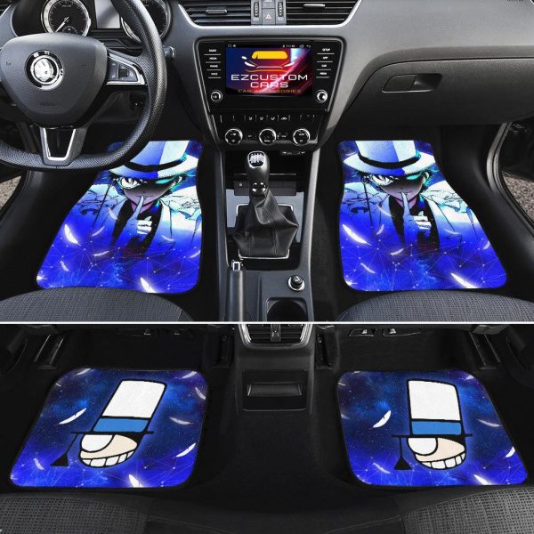 kaitou kid car floor mats custom anime detective conan car accessories brjsc