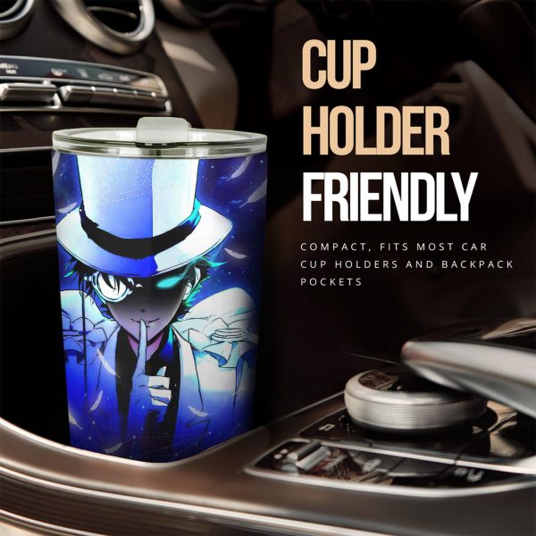kaitou kid car tumblers cup custom anime detective conan car accessories cvvxx
