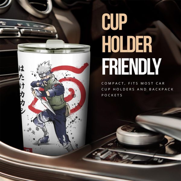 Kakashi Hatake Car Tumbler Cup Naruto Car Accessories Sensei Mask