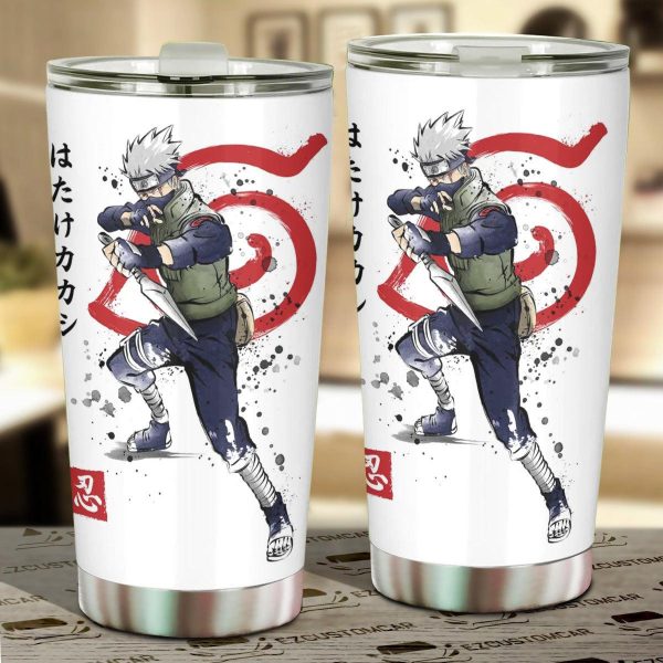 Kakashi Hatake Car Tumbler Cup Naruto Car Accessories Sensei Mask