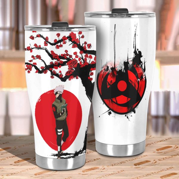 kakashi stainless steel tumbler japan style naruto anime car accessories 5hfcy