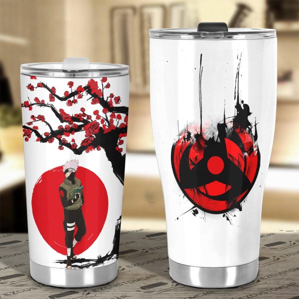 kakashi stainless steel tumbler japan style naruto anime car accessories ubkto