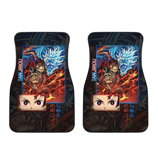 kamado tanjiro demon slayer car floor mats fpvvp