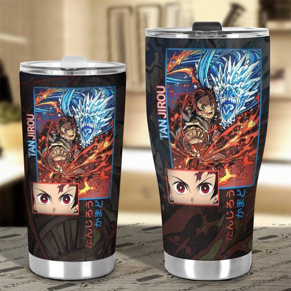 kamado tanjiro tumbler cup custom demon slayers anime car accessories cbx74