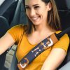 Karasuno High Asahi Haikyuu Seat Belt Covers Anime Car Accessories