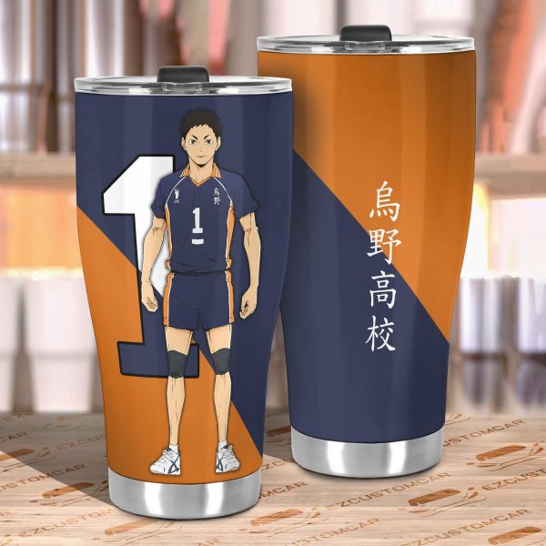 karasuno high daichi car tumbler cup custom anime haikyuu car accessories 0rg2d