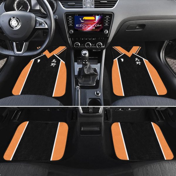 karasuno high haikyuu car mats u3zj1