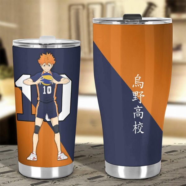 karasuno high hinata car tumbler cup custom anime haikyuu car accessories epqfw