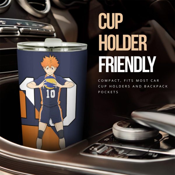 Karasuno High Hinata Car Tumbler Cup Custom Anime Haikyuu Car Accessories