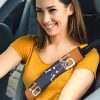 Karasuno High Hinata Haikyuu Seat Belt Covers Anime Car Accessories