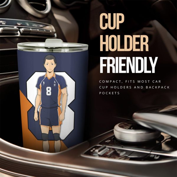 Karasuno High Kazuhito Car Tumbler Cup Custom Anime Haikyuu Car Accessories