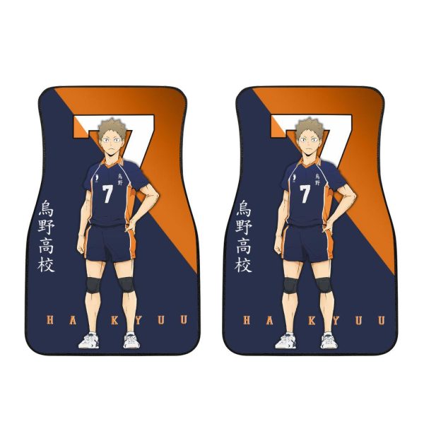 karasuno high kinoshita car floor mats custom anime haikyuu car accessories dmlvx
