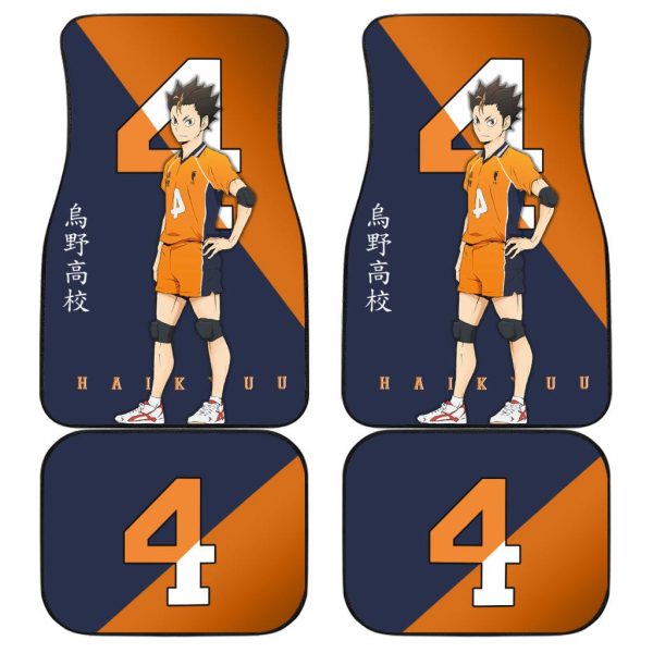 Yuu Car Floor Mats Custom Anime Haikyuu Car Accessories