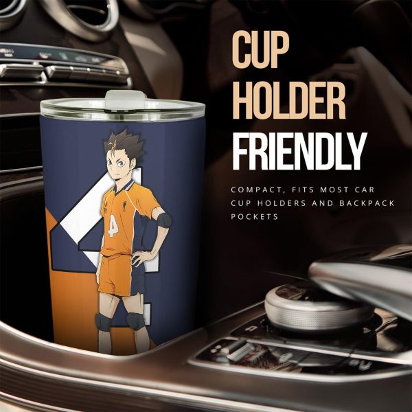 karasuno high nishinoya car tumbler cup custom anime haikyuu car accessories 6i8zn