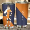 Karasuno High Nishinoya Car Tumbler Cup Custom Anime Haikyuu Car Accessories