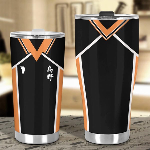 karasuno high stainless steel tumbler custom haikyuu anime car accessories 0jvyu