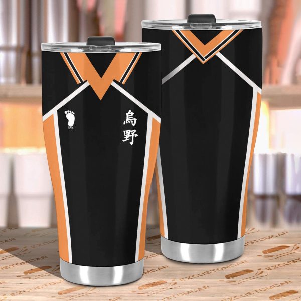 karasuno high stainless steel tumbler custom haikyuu anime car accessories 1diwq