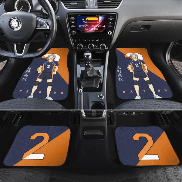 karasuno high sugawara car floor mats custom anime haikyuu car accessories rpfye