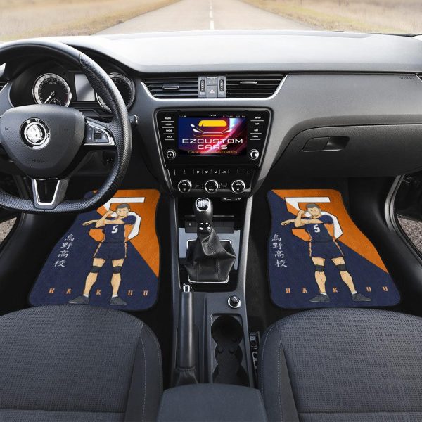 karasuno high tanaka car floor mats custom anime haikyuu car accessories dmrpr