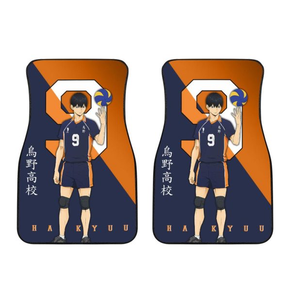 karasuno high tobio car floor mats custom anime haikyuu car accessories dqwit