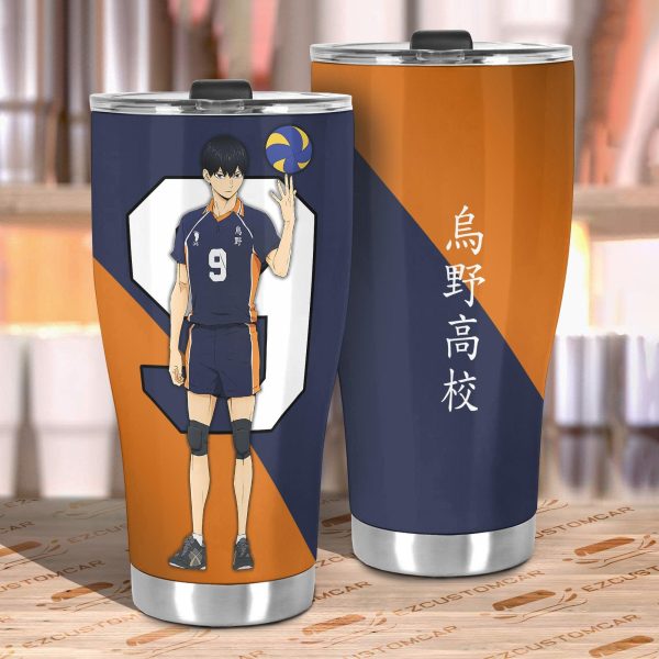 karasuno high tobio car tumbler cup custom anime haikyuu car accessories irguh