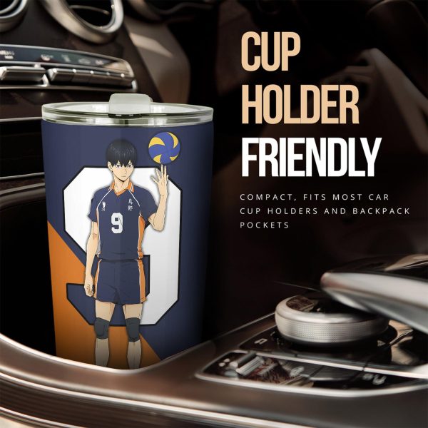 Karasuno High Tobio Car Tumbler Cup Custom Anime Haikyuu Car Accessories