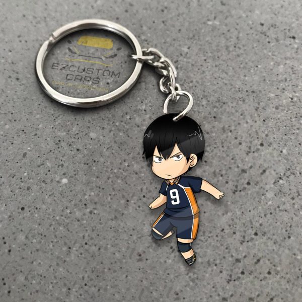 Karasuno High Tobio Kageyama Keychains Custom Haikyuu Car Accessories Karasuno High Tobio Kageyama Keychains Custom Haikyuu Car Accessories