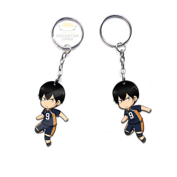 karasuno high tobio kageyama keychains custom haikyuu car accessories xlpvk